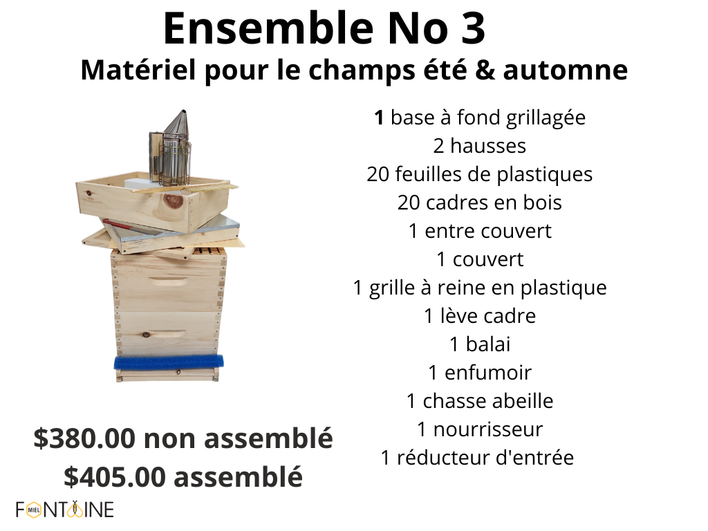 Ruches (ensemble de départ No. 3)