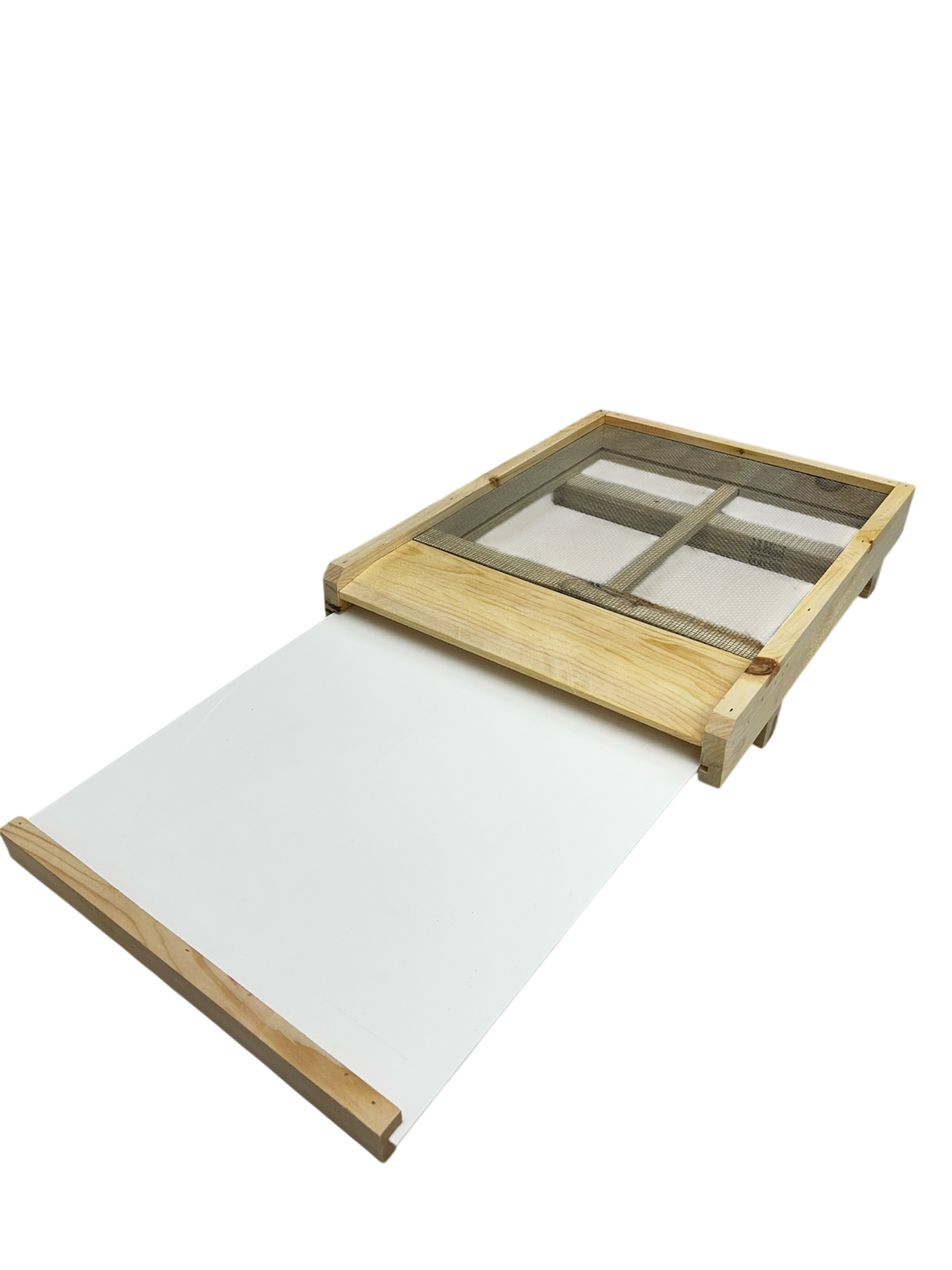 Tiroir de la base grillagé