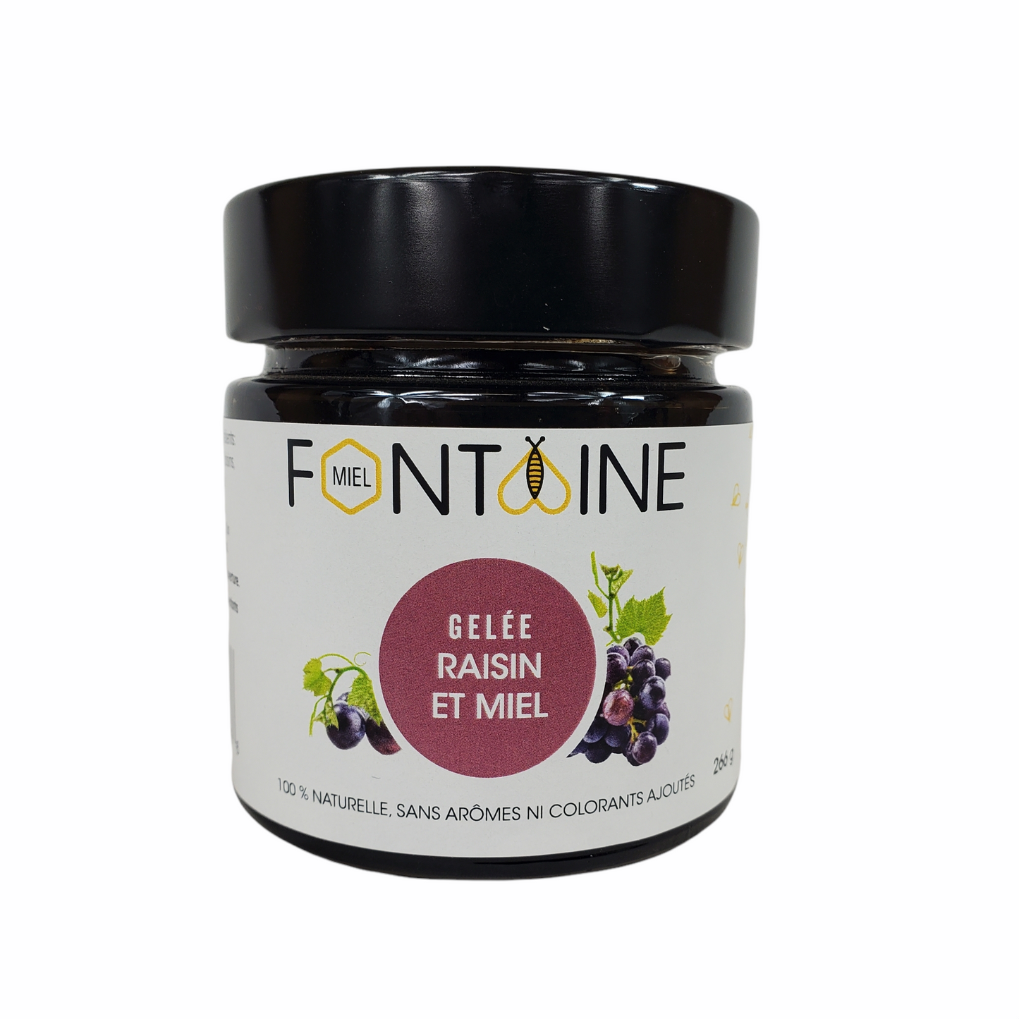 Gelée de miel et raisins