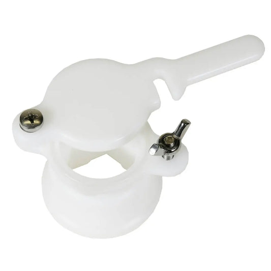 Robinet 1 1/2″ en nylon blanc LEGA