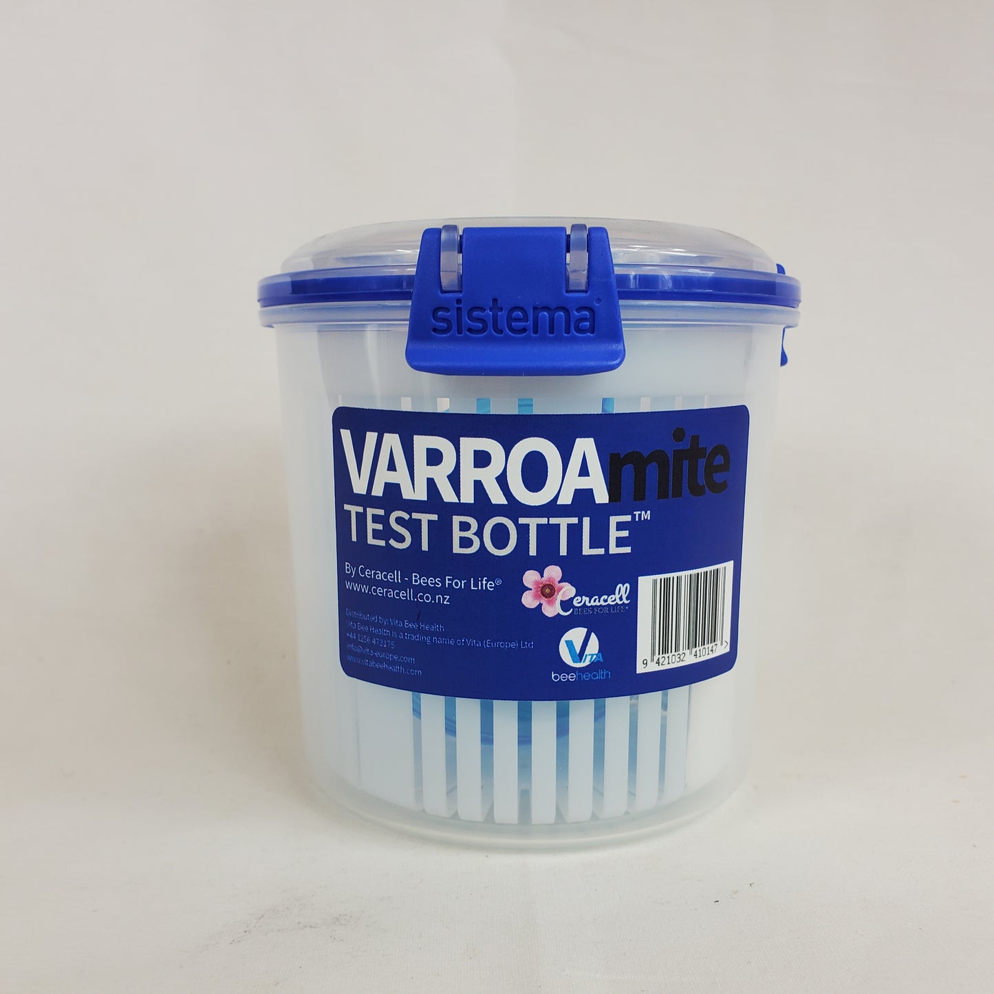 Varoa test bottle